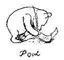 Pooh writing