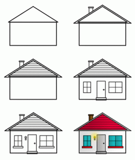 simple house drawings