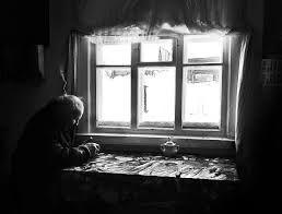 lonely old man