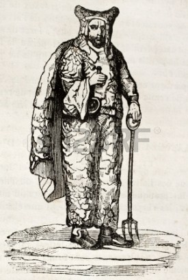 15204032-old-engraved-portrait-of-john-bigg-the-dinton-hermit-by-unidentified-author-published-on-magasin-pit